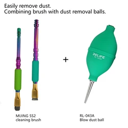 Anti - Static IC Cleaning Brush and Pad Set for Precision Electronics Repair (SS2 Set)
