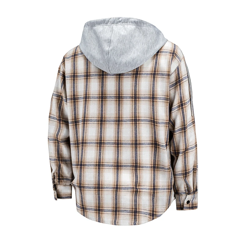 new coat spring autumn men's loose plaid hooded shirt fashion casual long sleeved hip hop street style outerwear sport jacket New Coat Spring Autumn Men's Loose Plaid Hooded Shirt Fashion Casual Long sleeved Hip Hop Street Style Outerwear Sport jacket 6