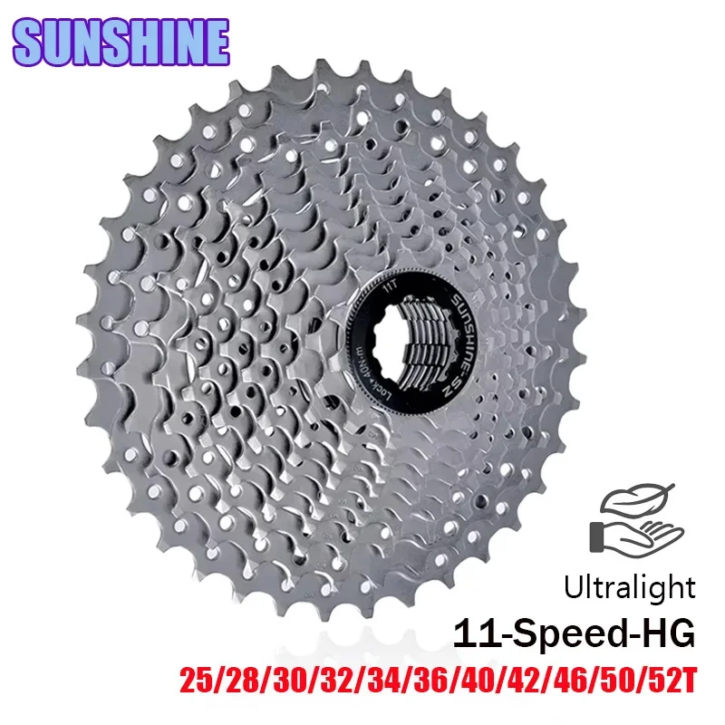 KTKEET 12 Speed Bike Cassette 11-28T/32T/34T/36T/46T/50T/52T Mountainbike/Racefiets Cassette 12 Speed Fiets Cassette Tandwiel Compatibel met Shimano Ultegra xt Sunrace Sram (11-50T