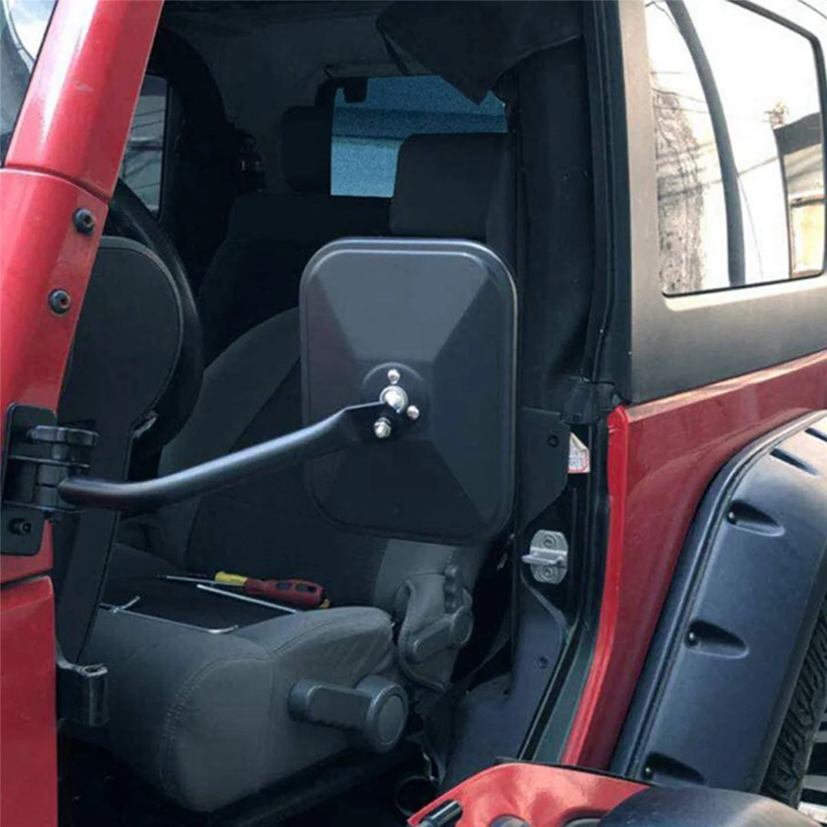 

Зеркало дверное прямоугольное для Jeep Wrangler TJ JK 4, 4 шт. в упаковке