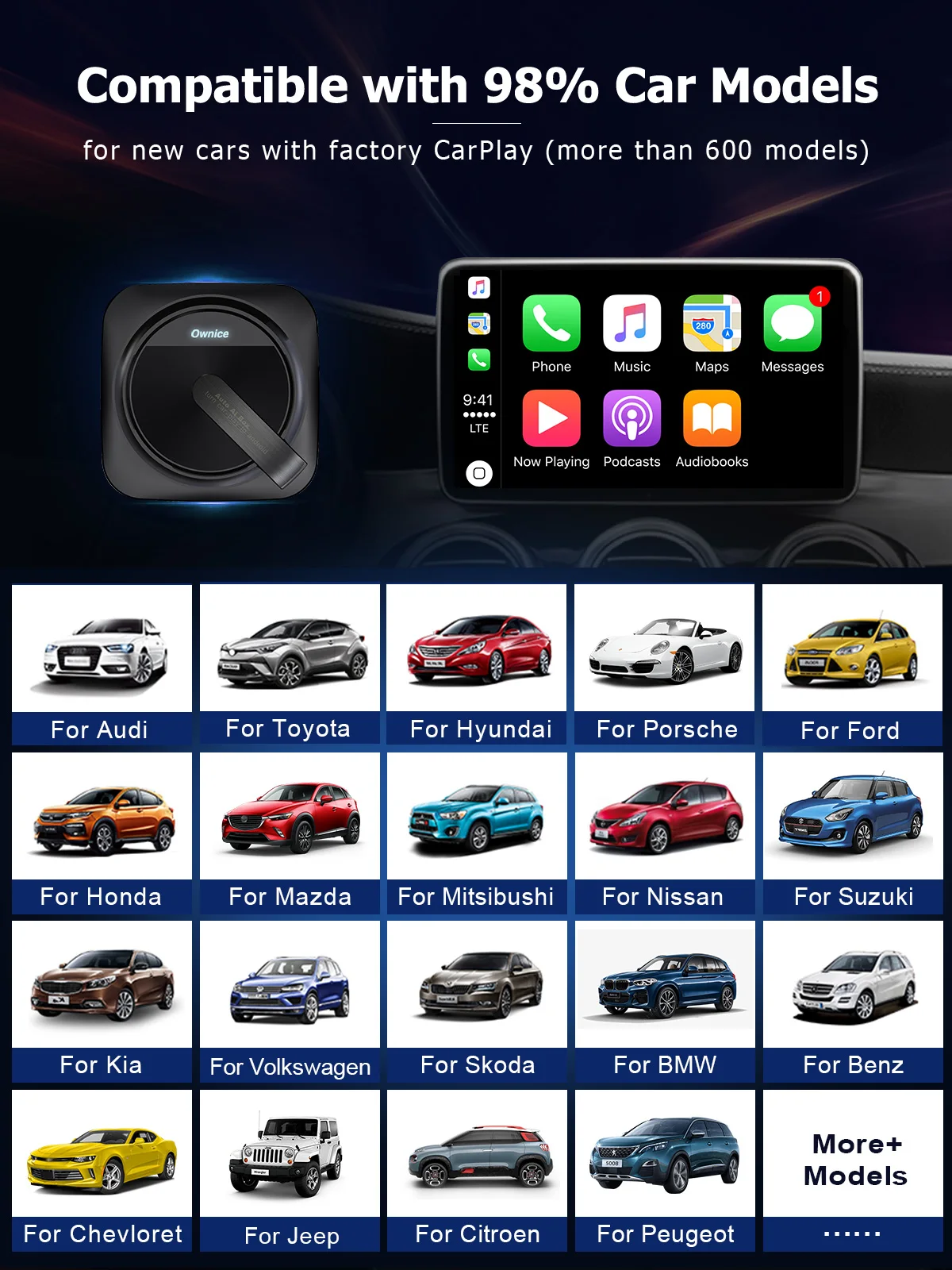 Ownice A1 A3 ī÷ AI ڽ, DVR HDMI, ȵ̵ ڵ,  ī÷,  ø Ƽ, Abarth 595 695 2017 2021