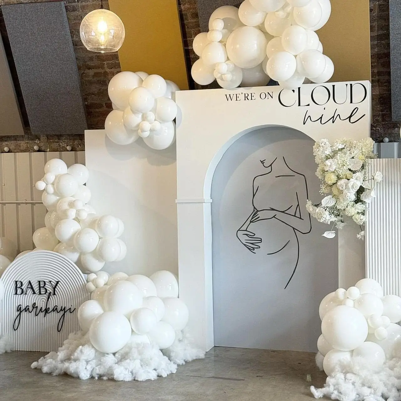 Kit de arco de globos blancos con perlas de doble relleno, decoración para  boda, compromiso, despedida de soltera, cumpleaños, Baby Shower, 105 Uds. -  AliExpress, image size:1280x1280
