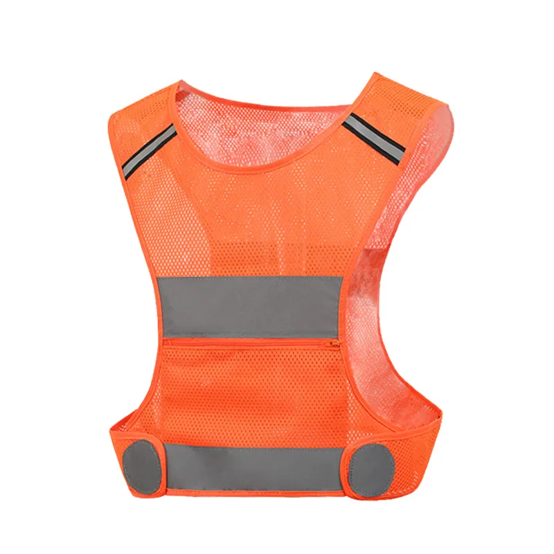 Reflective Safety Vest Adjustable Strap Breathable Lightweight 360&deg; High Visibility Jogging Cycling Walking Night Running
