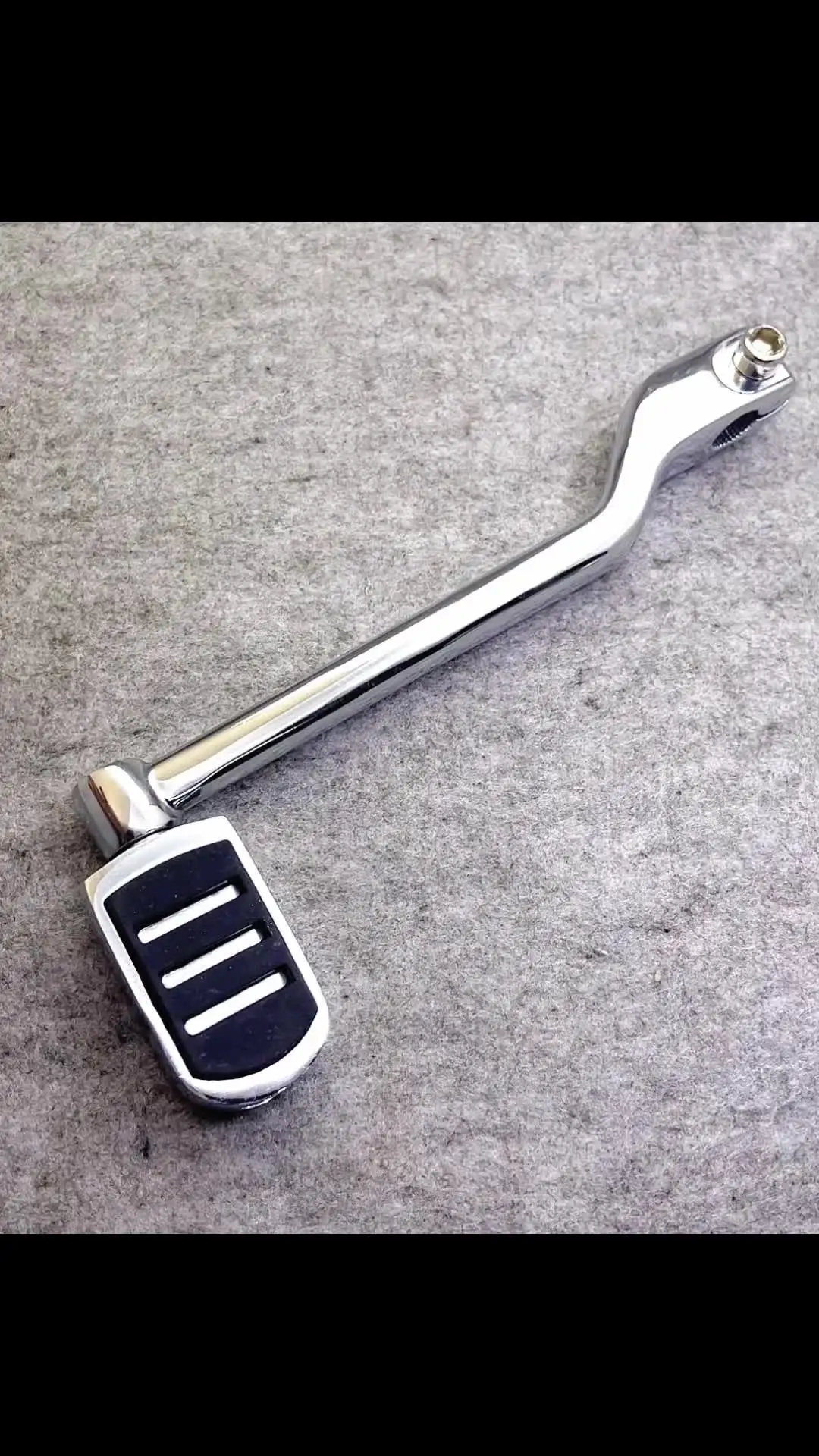 Motorfiets Onderdelen Hak/Teen Schakelhendels Shifter Peg Voor Harley Touring Softail Road King Street Electra Glide Trike FLST FLT FLHT Onderdelen (Color : Silver