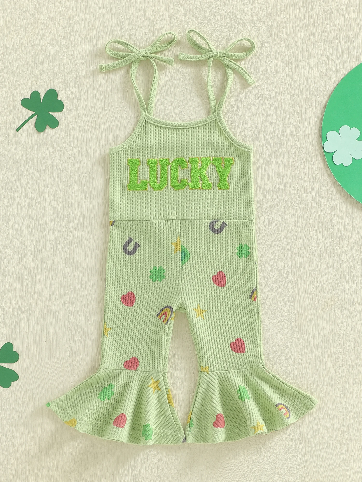 Adorable Infant Boys Scottish Rompers Stylish Plaid Print Sleeveless Flared Overalls with Embroidered Animals