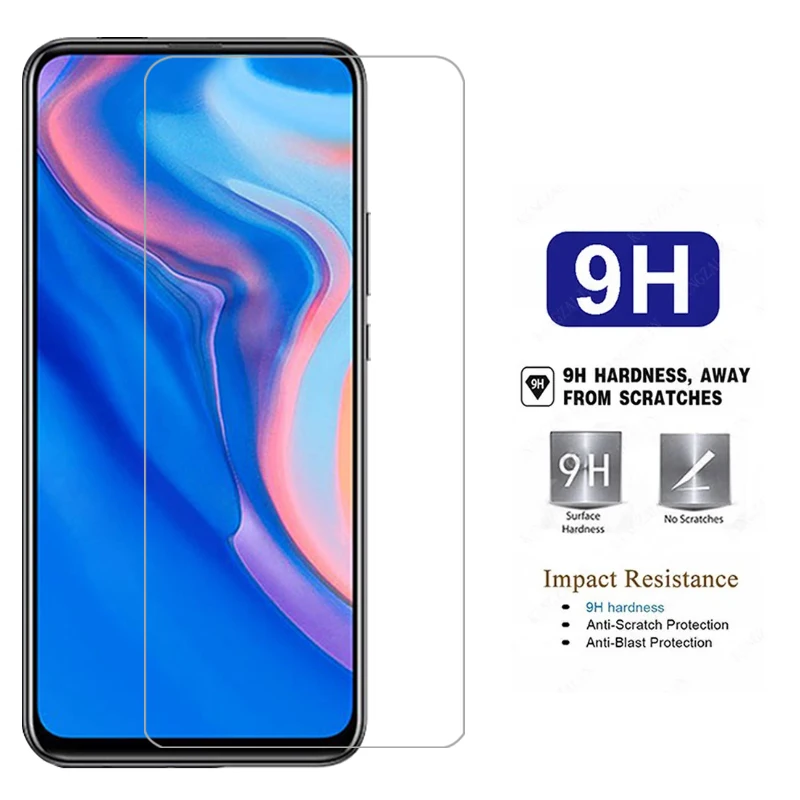 واقي شاشة زجاجي لهاتف هواوي y9 prime 2019 من الزجا...