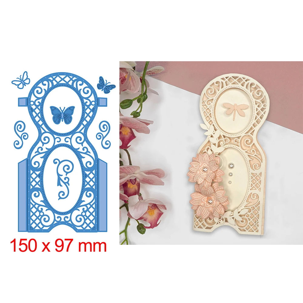 Flourish Garden Metal Cutting Dies for DIY Scrapbooking and Cardmaking