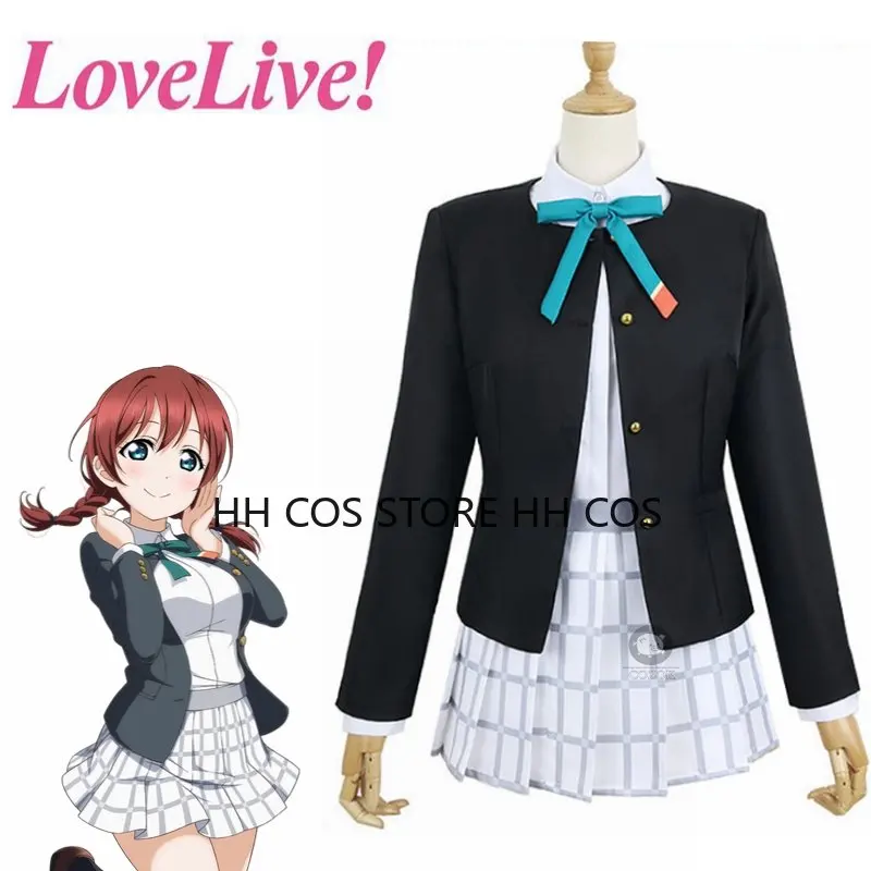 

Love Live! Nijigasaki High School Idol Club Emma Verde School Uniform Outfit Anime Customize Cosplay Costumes Cos