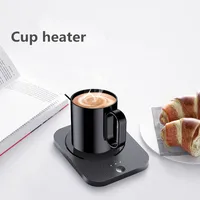 USB Cup Warmer Coffee Milk Tea Water Mug Heater Temperature Adjustable Heating Coaster For Home Office Winter Automatic heating 2