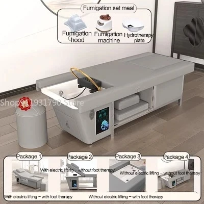 Shower Head Spa Shampo Chair Move Adjust Luxury Comfort Sink Hair Wash Bed Foot Basin Shampouineuse Salon Equipment MQ50XF