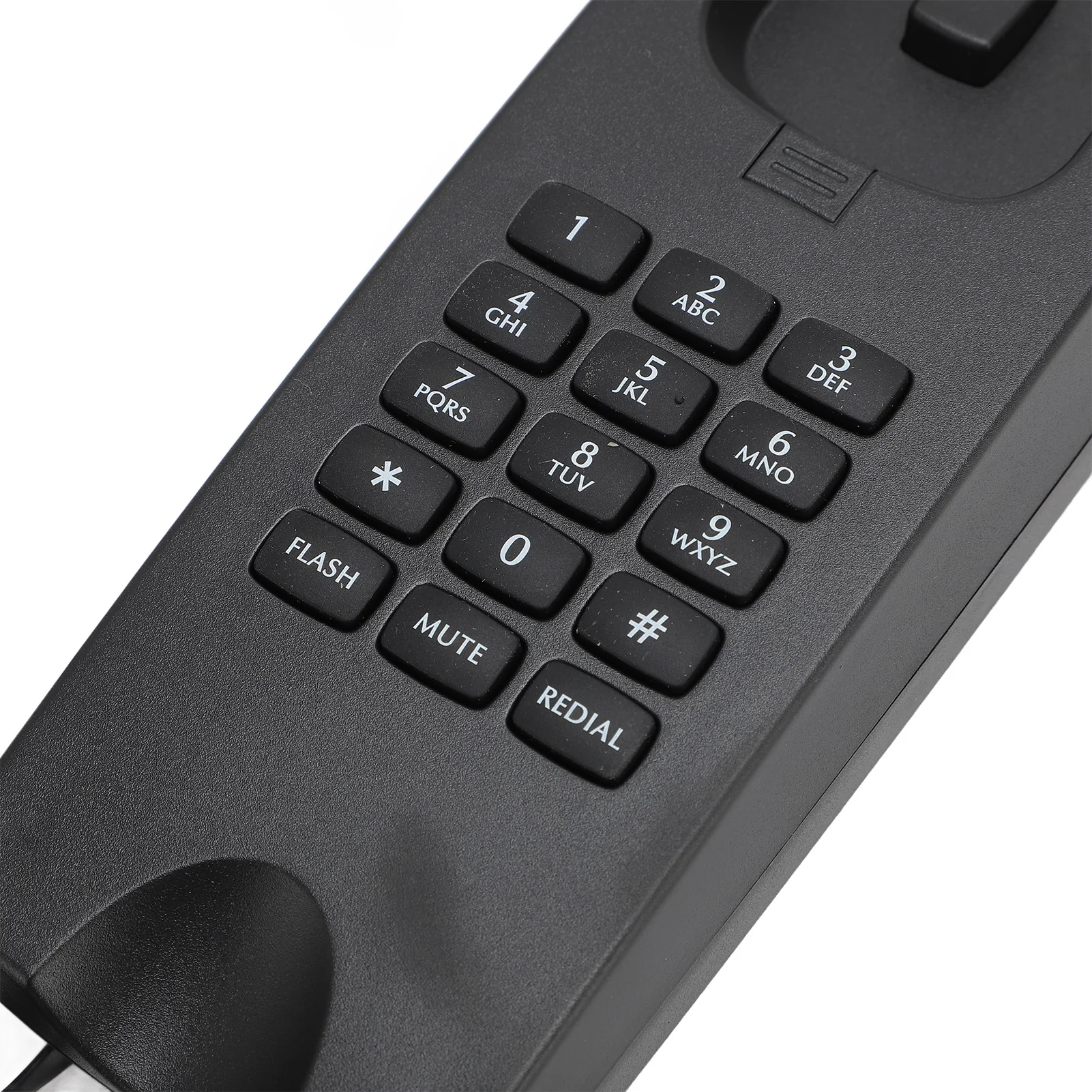 Corded Home Phone Corded Phone ABS Wall Mounted Landline Telephone with Volume Control Mute and Redial Function for Office Hotel