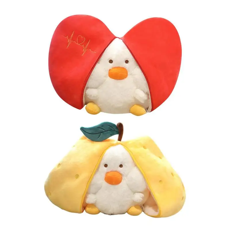 

Duck Plush Stuffed Animals Duck Plushie Toy Sleep Pillow Big Wings Swan Gooses Plush Dolls Floor Mat Comfortable Hugging Pillows