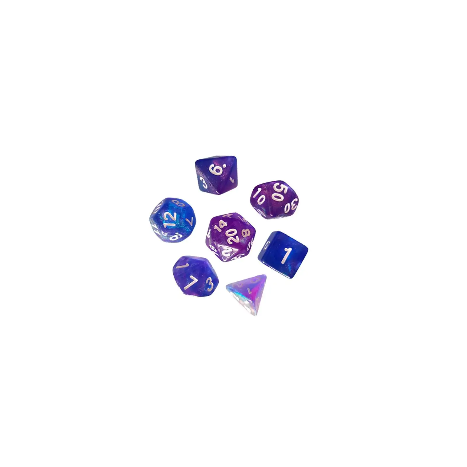 카페 바 역할 놀이 게임 테이블 게임용 다면체 주사위, 파티 선물, D4, D8, D10, D12, D20, 7 개