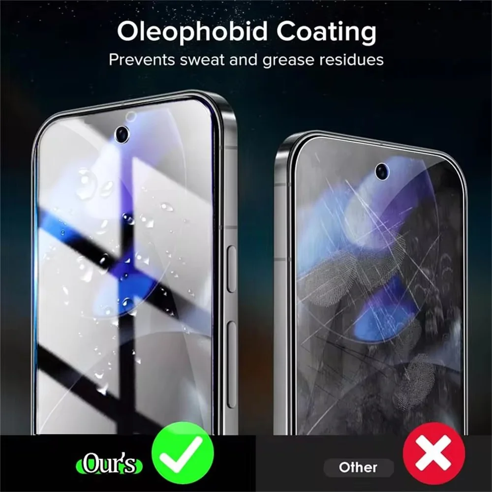 Premium 5-Pack Clear Tempered Glass Screen Protector Film Cover