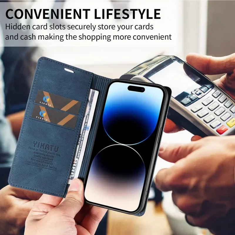 Luxury Leather Wallet Case - Premium OnePlus Smartphone Cover