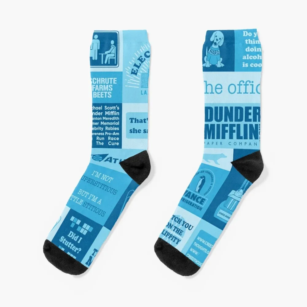 

The Office Socks short moving stockings anti slip football Socks Man Women's