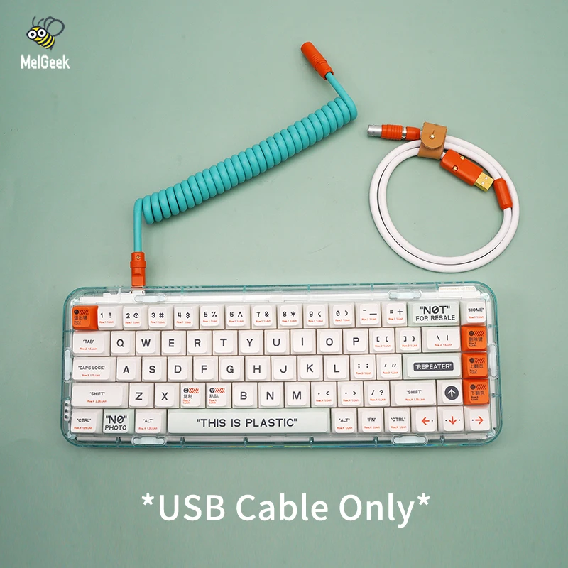 

MelGeek Customized TPU Rubber Coil Cable Collection Keyboard Side Coil