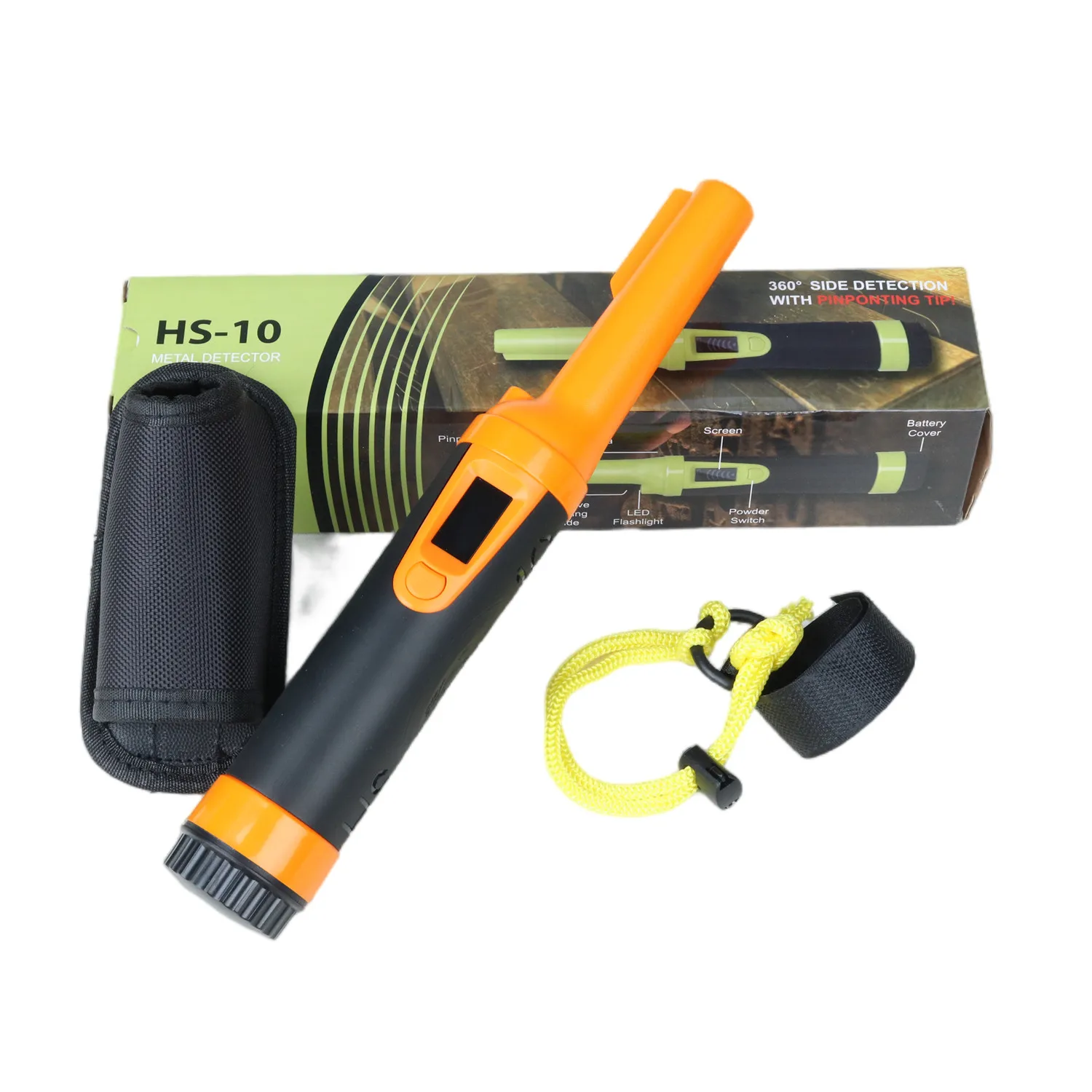

Waterproof Metal Detector LCD Screen Professial Metal and Gold Search Detector HS-10 High Sensitivity Powerful Pinpointer