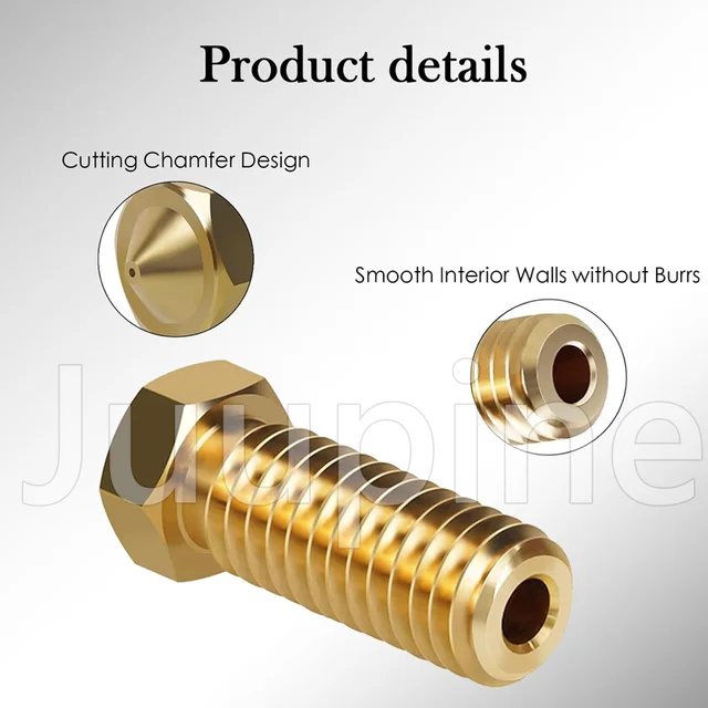 10 Ugelli In Ottone 0.4mm Per Stampanti Anycubic Kobra 3 - Set Completo Per Stampa 3D - Foto 6