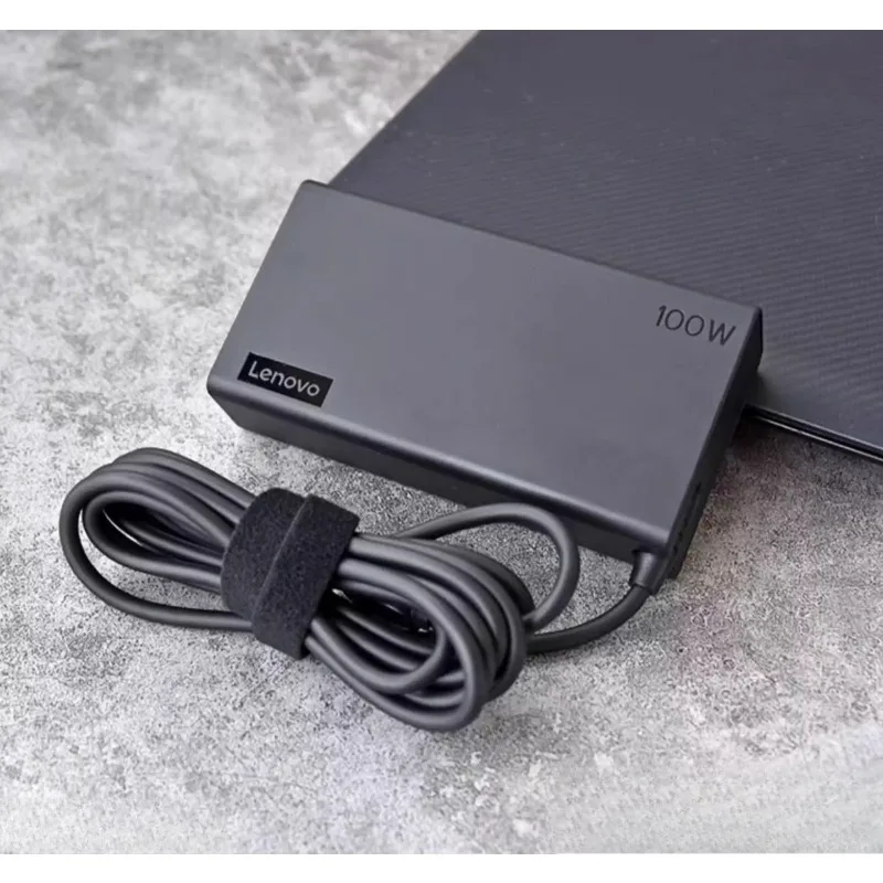 Lenovo 100W 20V-5A 노트북 전원 어댑터 TYPE-C 인터페이스 Xiaoxin Pad/air23/pro 16/thinkbook13x/14/17plus에 적합