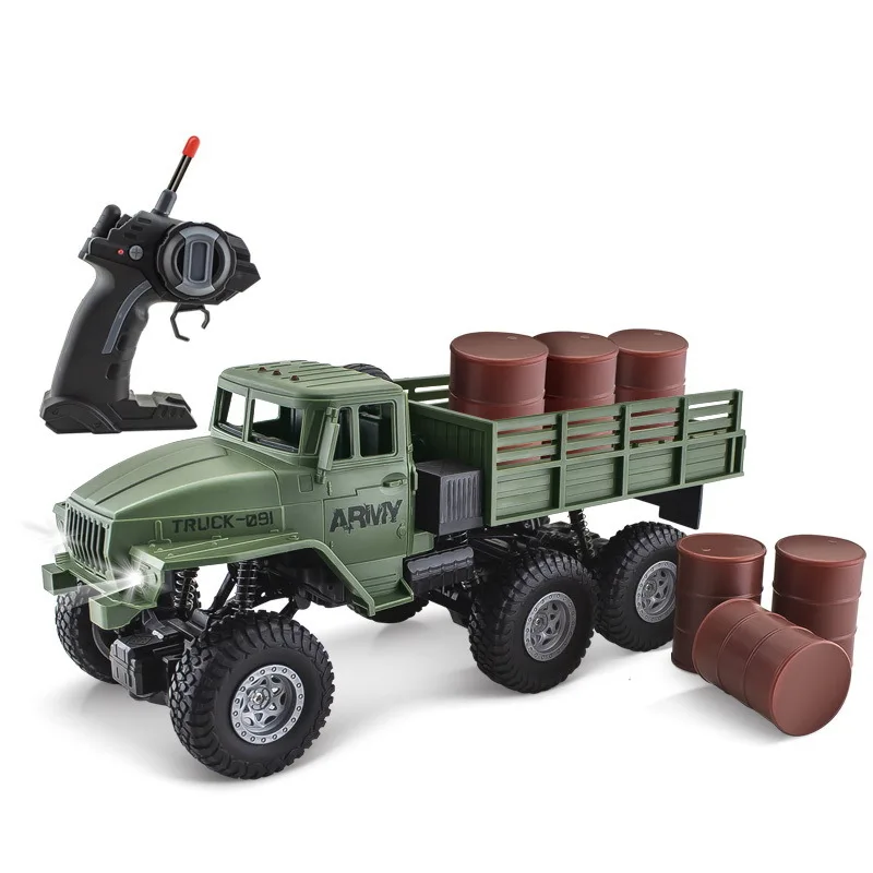 New remote control boy toy car with model car four-way light six-wheel four-drive climbing command car 2