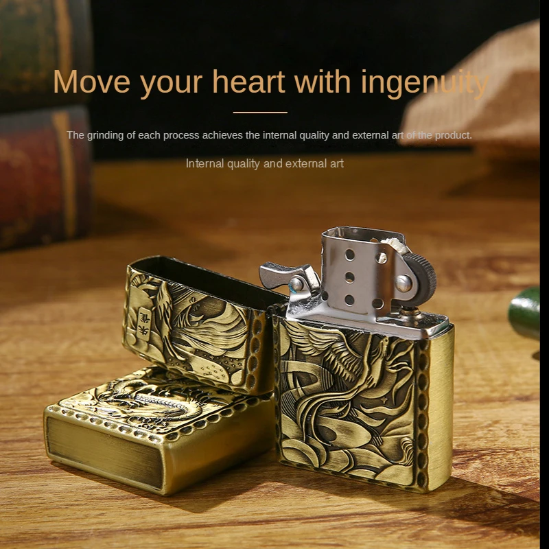 Kerosene Torch Lighter Dragon Novelty Cigarette Smoking Accessories
