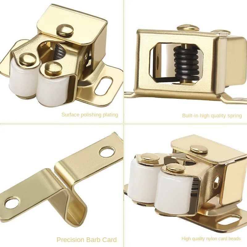 Door Lock Buckle Press Home Wardrobe Door Buckle 5PC