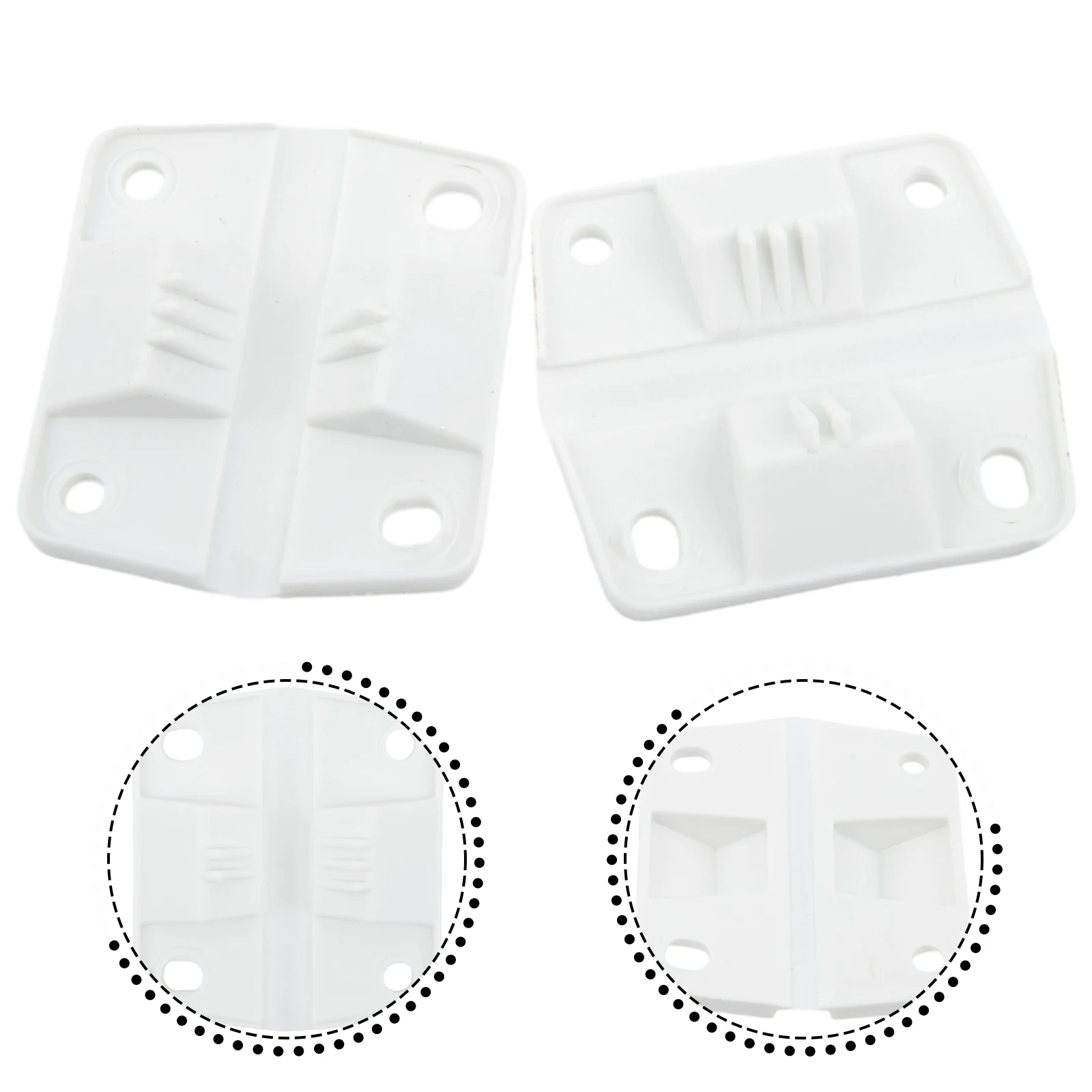 

Sturdy Plastic Hinges for COLEMAN COOLER, Set of 2 Hinges and 8 Screws, Easy Replacement, Increased Durability