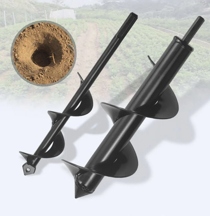 Garden Auger Bits Drill Bit Set for Planting Spiral Hole Planter