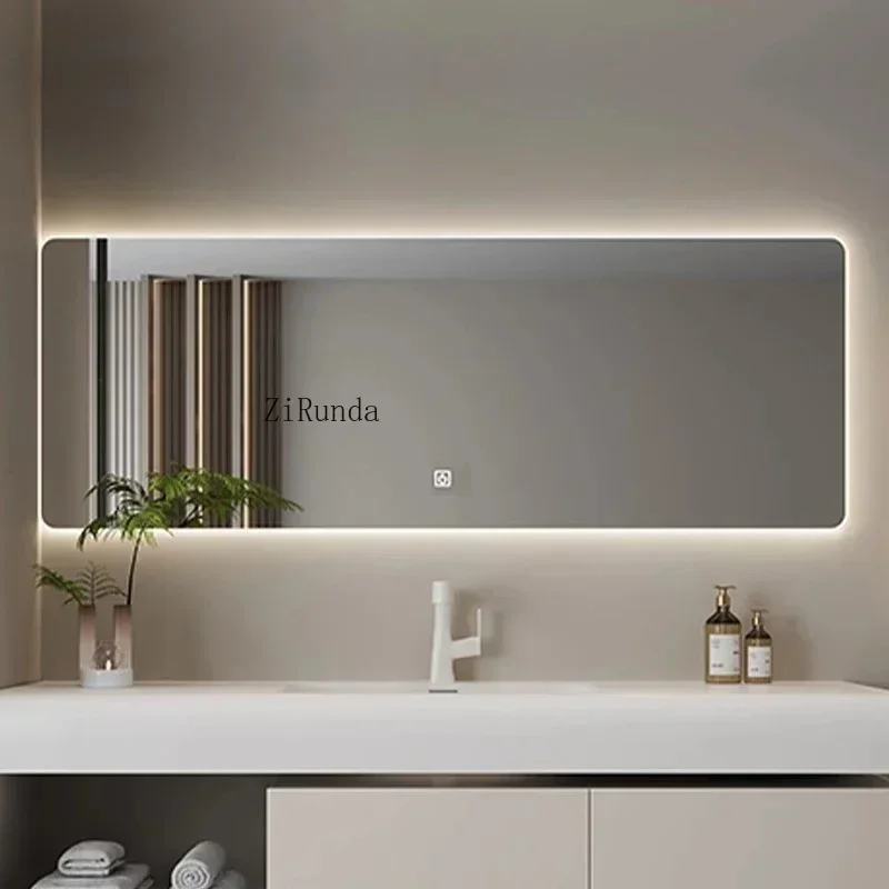 Smart Bathroom Cabinets Minimalism Wall-mounted Fog Removal Storage Bathroom Mirror Cabinet Home Furniture Armario Bano FYBC