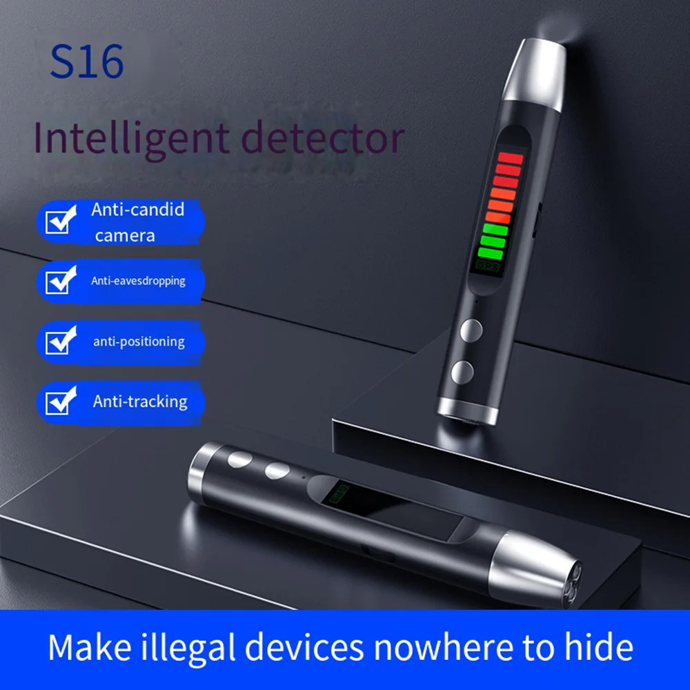 

S16 Detection Pen Anti-camera Detector Car Anti Spying GPS Scanning Eavesdropping Tracking Location Hotel Signal Detection