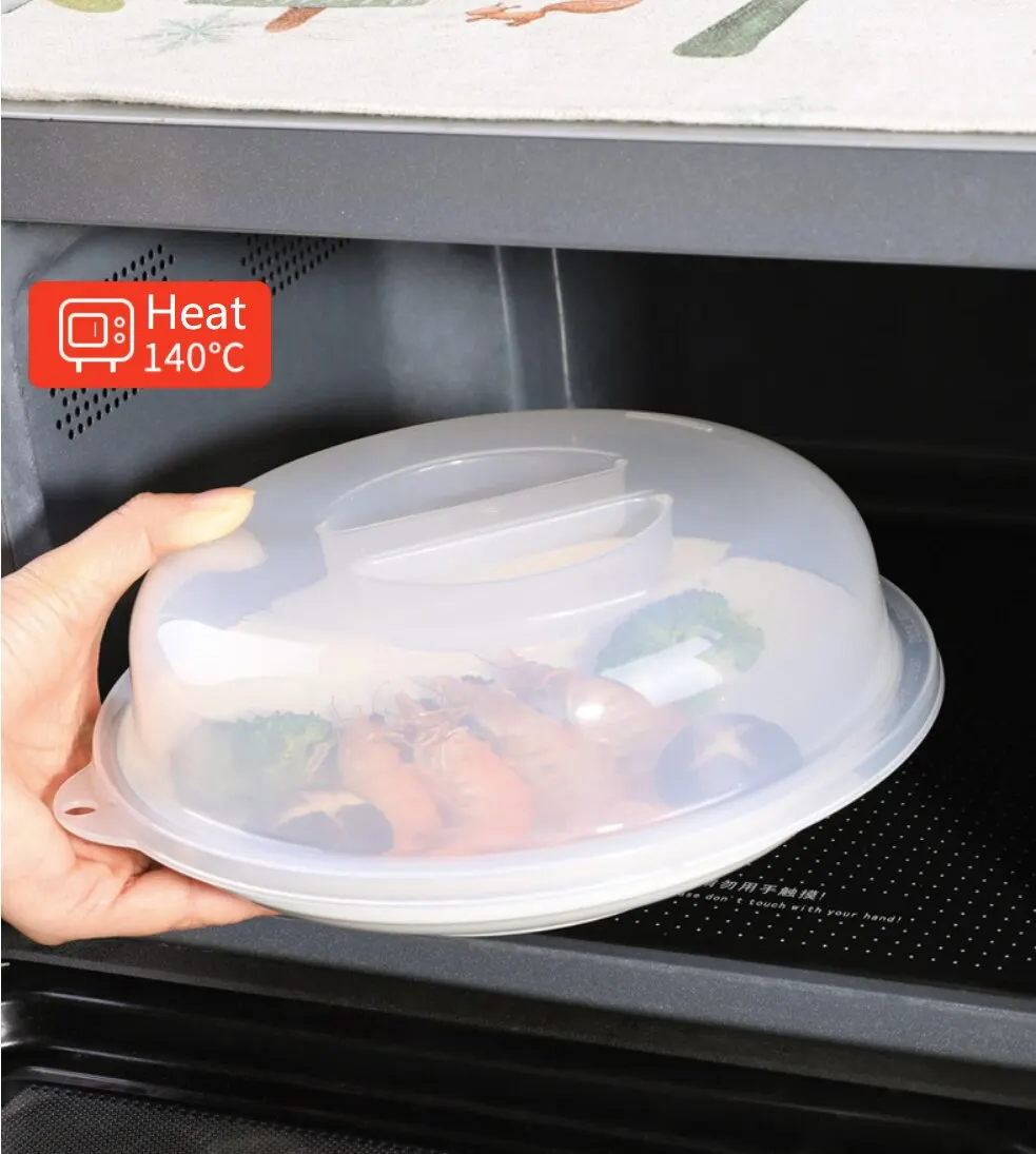 Microwave Splatter Cover Microwave Cover for Food Large Plate Guard Lid with Steam Vents Keep Clean