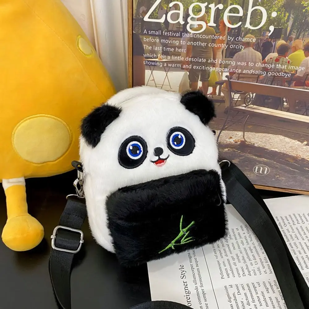 Coloranimal Borsa A Tracolla Piccola Per Bambini – Mini Messenger Con Motivo Panda, Ideale Per Scuola E Gite (23x17x6 Cm)