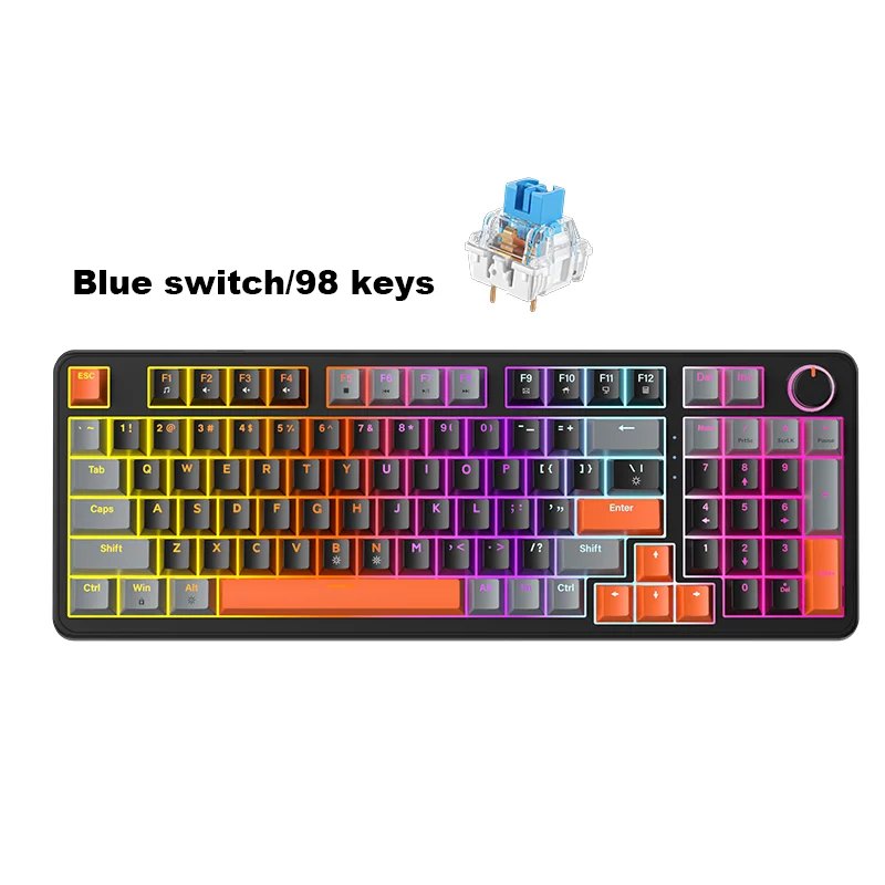 ZIFRIEND AG98 98 Keys Machanical Keyboard 90% 100% Full Size Hot