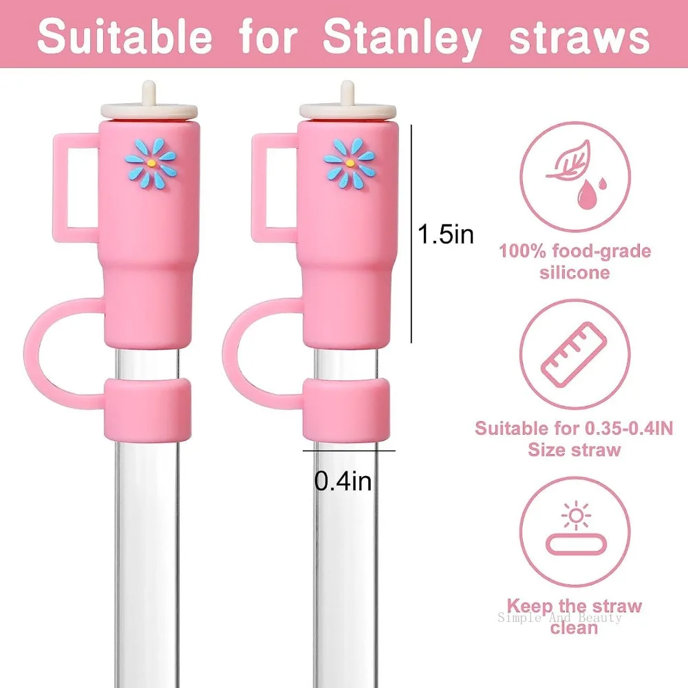 Cactus Succulent Straw Topper, Straw Covers, Straw Charms, Straw Caps, Not  for Stanley Straws 