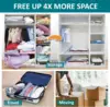 Space Saver Bags Compression Storage Bags for Comforters and Blankets, Vacuum Sealer Bags for Clothes Storage 3