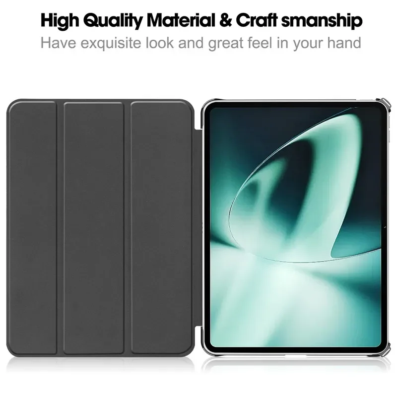 Enhanced Magnetic Tri-Fold Stand Cover with Smart Wake/Sleep Feature