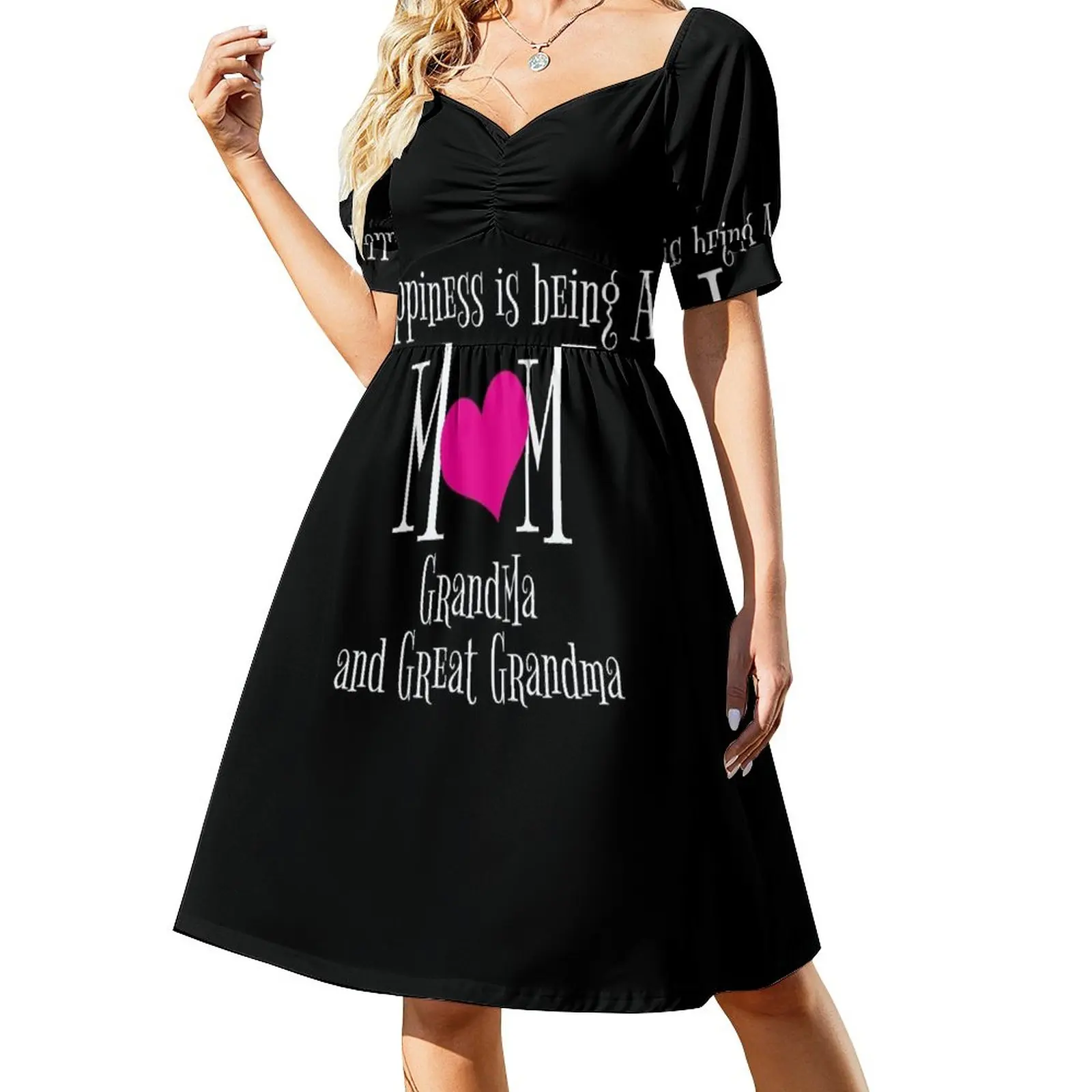 

Mom grandma grandma Sleeveless Dress Summer skirt ladies dresses for women 2024
