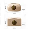 Ceramic tissue box, light luxury high-end living room, household coffee table, dining table paper, drawer paper box, high-end se 5