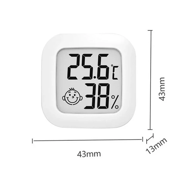 Mini LCD Digital Thermometer Hygrometer Indoor Room Electronic Temperature Humidity Meter Sensor Gauge Weather Station for Home 6