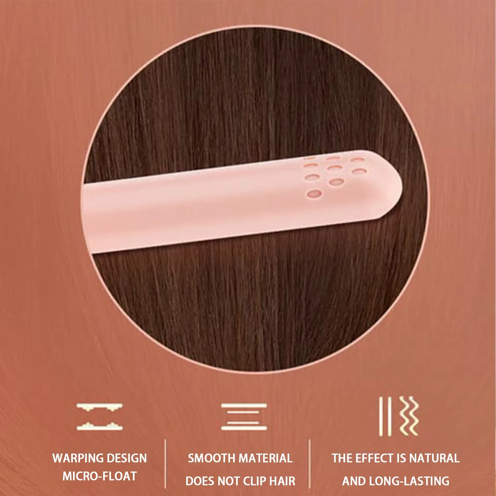 1pc New Wireless Hair Straightener For Students,USB Portable Curling Iron, Dormitory,Usb Powered Wireless Hair Straightener