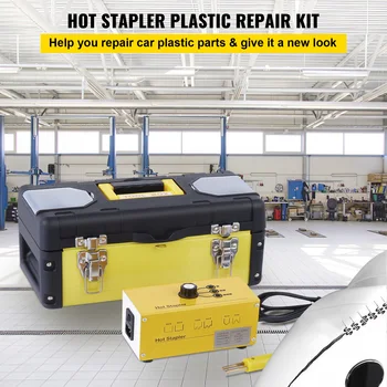 VEVOR Plastic Hot Joint Repair Kit 220 V 50 Hz 20 W Welding Kit 10 lb Plastic Welding Quick Fix for Car Bumper Dashboard Repair