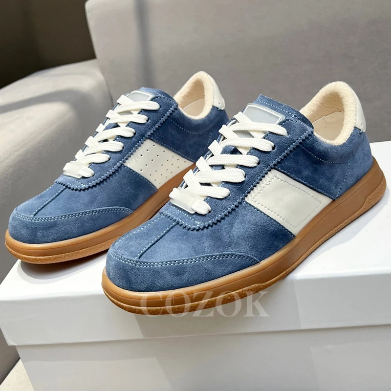 

Outdoors Female Sneakers Autumn New Splicing Upper Design Wear Resistant Casual Shoes Breathable Thick Bottom Women Loafers