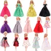 ForBarbies Dress Princess Skirt Doll Clothes for Barbies 11.8inch 30cm 1/3bjd Blythes Clothes Accessories Sequin Dress Girl's 1