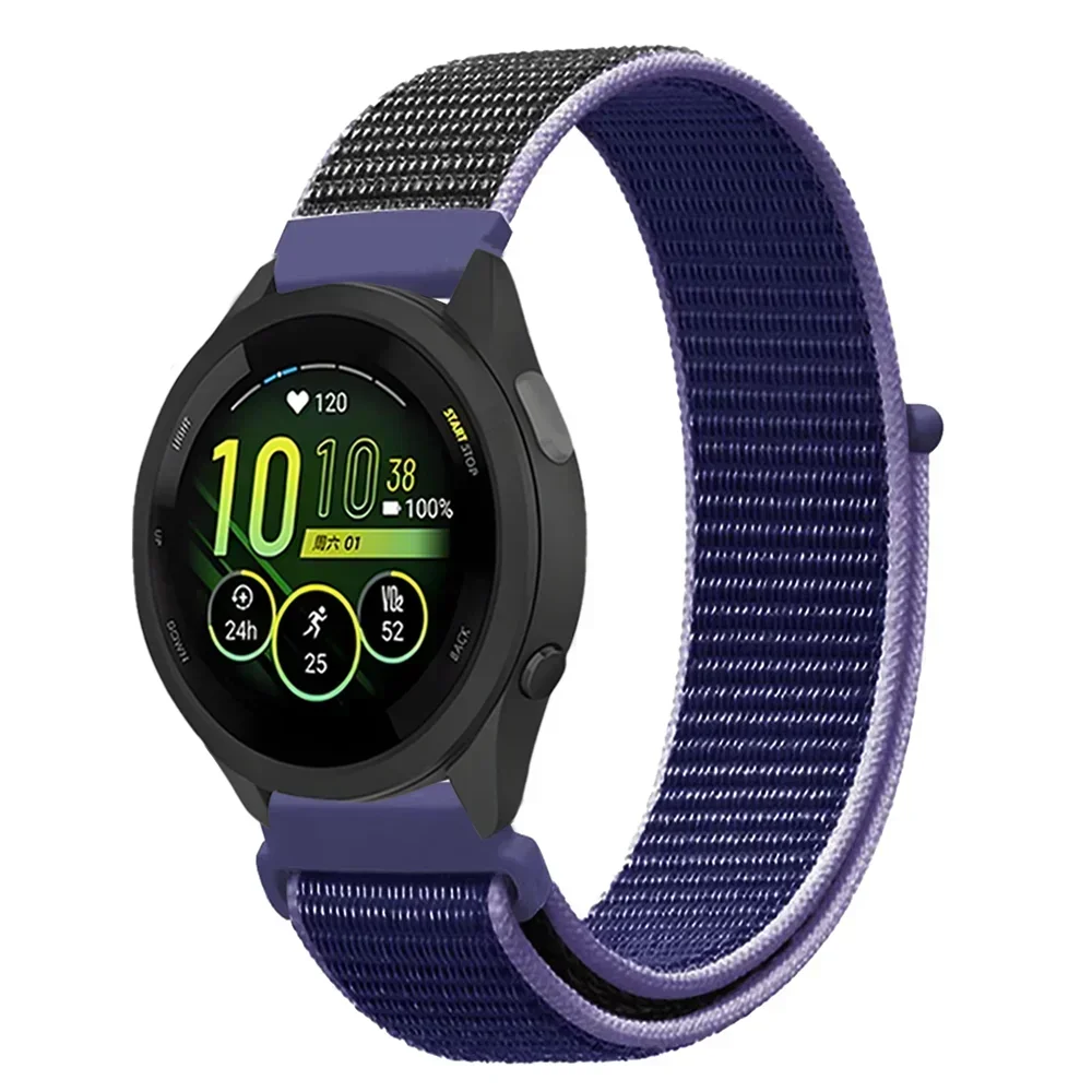 Nylon Braided Loop Sport Bracelet Wristband - 20/22mm Strap