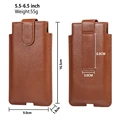 Size 6.5 inch-Brown