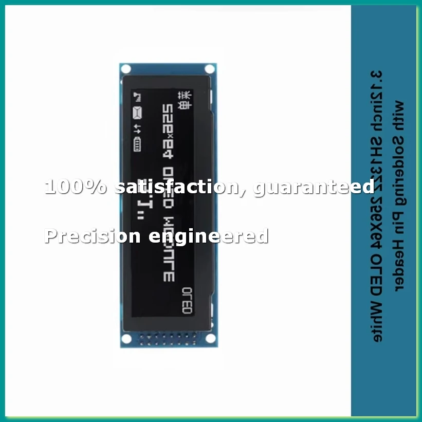 3.12인치 OLED 디스플레이 256x64 SSD1322 드라이버 그래픽 LCD 모듈/C51 White-A86Z용 병렬/SPI 납땜 핀