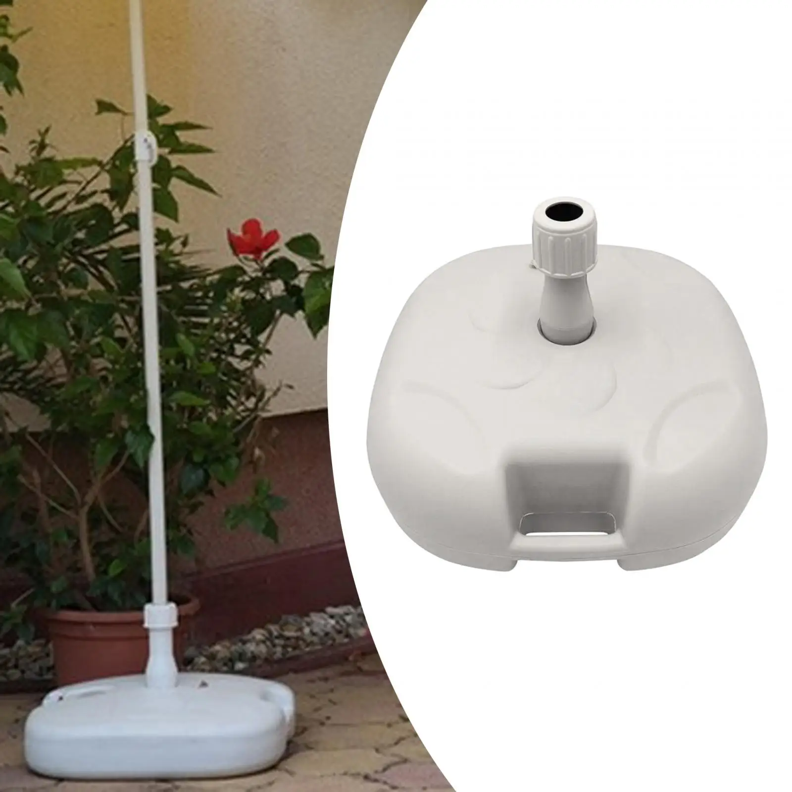 Sun Umbrella Ground Plug Base Beach Umbrella Outdoor Parasol Water Injection Sand Injection Portable Plastic Base