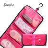 Sansha High Quality Waterproof Hanging Storage Bag Black Fushia Portable Bag 92BB1012P 1