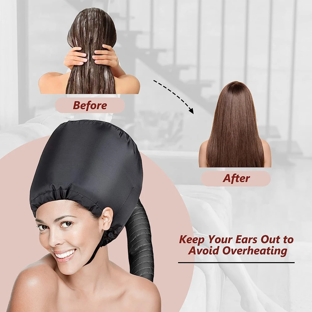Warm air bonnet cap hair bonnet dryer 1Pc Hair Dryer Bonnet Hood